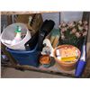 Image 1 : Shelf lot assorted household/ yard & garden misc. items