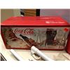 Image 4 : Group of 5 vintage Coca-Cola collectables - 2 glass sets/ plastic drink jug/ umbrella & tin sign