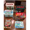 Image 1 : Six sets of Coca-Cola metal art collectors cards w/ collectors tin