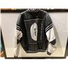 Image 1 : Black & white letterman jacket Michael Hobart - size XL