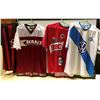 Image 1 : Group of 4 assorted soccer jerseys - size L