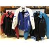 Image 1 : Group of 15 assorted letterman jackets