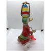 Image 2 : Windup tin lithograph toy duck on tricycle made in West Germany