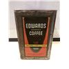 Image 2 : Early 1900's Edwards coffee large 20 lbs collectors tin - Dwight Edwards company San Francisco/Los A