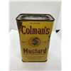 Image 1 : Early 1900's Colman's mustard 1/2 lb collectors lithograph tin