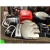 Image 2 : Shelf lot of assorted mixed martial arts fighting gear/training gear