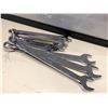 Image 2 : Set of 9 gray tools combination wrenches (imperial up to 1 5/16")