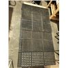 Image 1 : Three heavy duty black rubber anti-fatigue matts (each matt measures 3'x3')