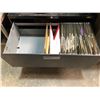 Image 2 : Hon black metal 2 drawer lateral filing cabinet w/key