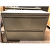 Image 1 : Grey metal 2 drawer lateral filing cabinet