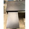 Image 2 : Contemporary black desk w/slide out side table