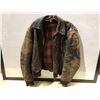 Image 1 : Screen worn leather bomber style jacket brown size 42 from Man in the High Castle