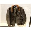 Image 1 : Screen worn leather bomber style jacket brown size 40 from Man in the High Castle