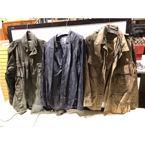 Approx. 50 pieces of military style jackets actors wardrobe from the sci-fi show