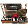 Image 1 : Shelf lot of 4 assorted home electronics - Sony boombox/Apvent tape recorder & 2 sets of headphones