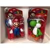 Image 1 : Set of 2 Super Mario action figures 2009 Nintendo (NOS)