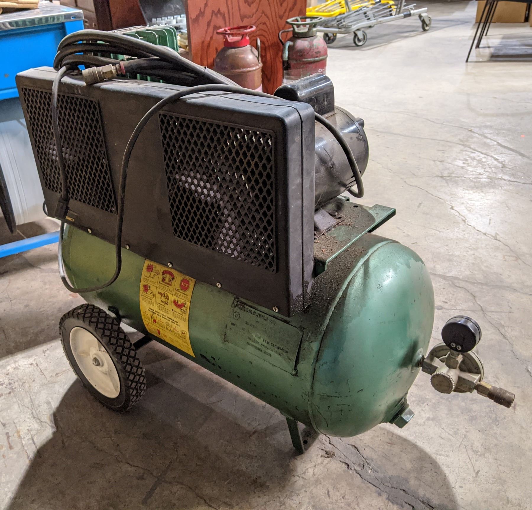 Compressor Green Color Heavy Duty Green air compressor