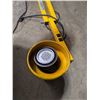 Image 2 : One Fostoria Phoenix dock light - yellow swing on work light w/LED bulbs