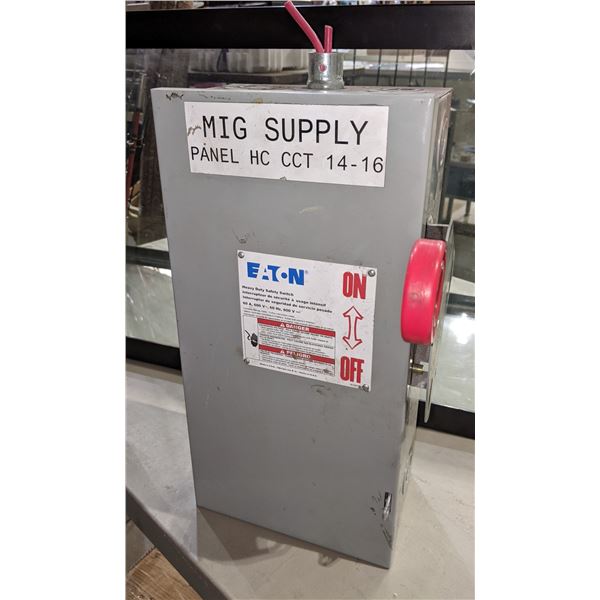 Eaton heavy duty industrial on/off switch box