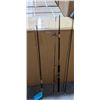 Image 1 : Group of 3 assorted fishing rods Fenwick/Shakespeare Ugly Stik spinning rod & fly rod 9' blank