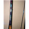 Image 2 : Group of 3 assorted fishing rods Fenwick/Shakespeare Ugly Stik spinning rod & fly rod 9' blank