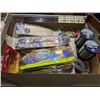 Image 2 : Box of fishing flashers/dodgers/2 spools of line