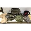 Image 1 : Group of 6 assorted gunny sack travel bags & production props from Supernatural