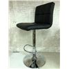 Image 2 : Black & chrome adjustable height barstool (Scratch and Dent store return)