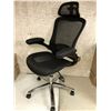 Image 1 : Black moustache black office chair (Scratch and Dent store return)