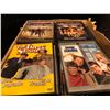 Image 1 : Four boxes of assorted DVDs - family/action/horror/tv seasons/etc... approx. 400 DVD's