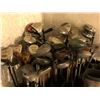 Image 2 : Group of 6 golf bags filled w/assorted golf clubs/drivers & irons
