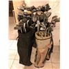 Image 1 : Group of 6 golf bags filled w/assorted golf clubs/drivers & irons