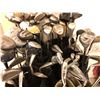 Image 2 : Group of 6 golf bags filled w/assorted golf clubs/drivers & irons