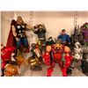 Image 2 : Shelf lot of assorted action figures - Toy Story/Marvel/DC/Power Rangers/Ninja Turtles