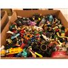 Image 1 : One boxes w/assorted action figures/toy cars/etc../