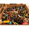 Image 1 : One boxes w/assorted action figures/toy cars/etc../