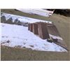 Image 2 : Background scene screen for movie production - snowy suburb backyard - 25ft L x 13ft W