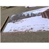 Image 3 : Background scene screen for movie production - snowy suburb backyard - 25ft L x 13ft W