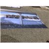 Image 5 : Background scene screen for movie production - snowy porch rural area scene - 25ft L x 13ft W