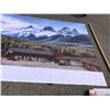 Image 2 : Background scene screen for movie production - mountain motel scene - 19ft L x 14ft W