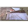 Image 1 : Set of 2 background scene screen for movie production - snowy yards rural area - 24ft L x 5ft W