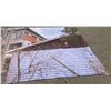 Image 8 : Set of 2 background scene screen for movie production - snowy yards rural area - 24ft L x 5ft W