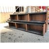 Image 3 : Set of 3 Mid-century modern wall mount floating wooden cabinets