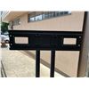 Image 2 : Kanto black metal rolling large TV stand