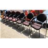 Image 1 : Group of 9 assorted office/client office chairs