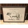 Image 1 : Framed limousin beef cuts