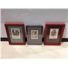 Image 1 : Three framed nursery rhyme style art collectables signed by artist with certificate of authenticity