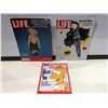 Image 1 : Three vintage collectable magazines - Life Nov. 9th 1959 Marilyn Monroe/Life March 11 1966 Mad new w