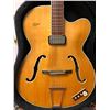Image 2 : 1959 Hofner archtop electric acoustic blonde guitar serial #1403