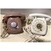 Image 1 : 2 Vintage 1970s/80s rotary telephones